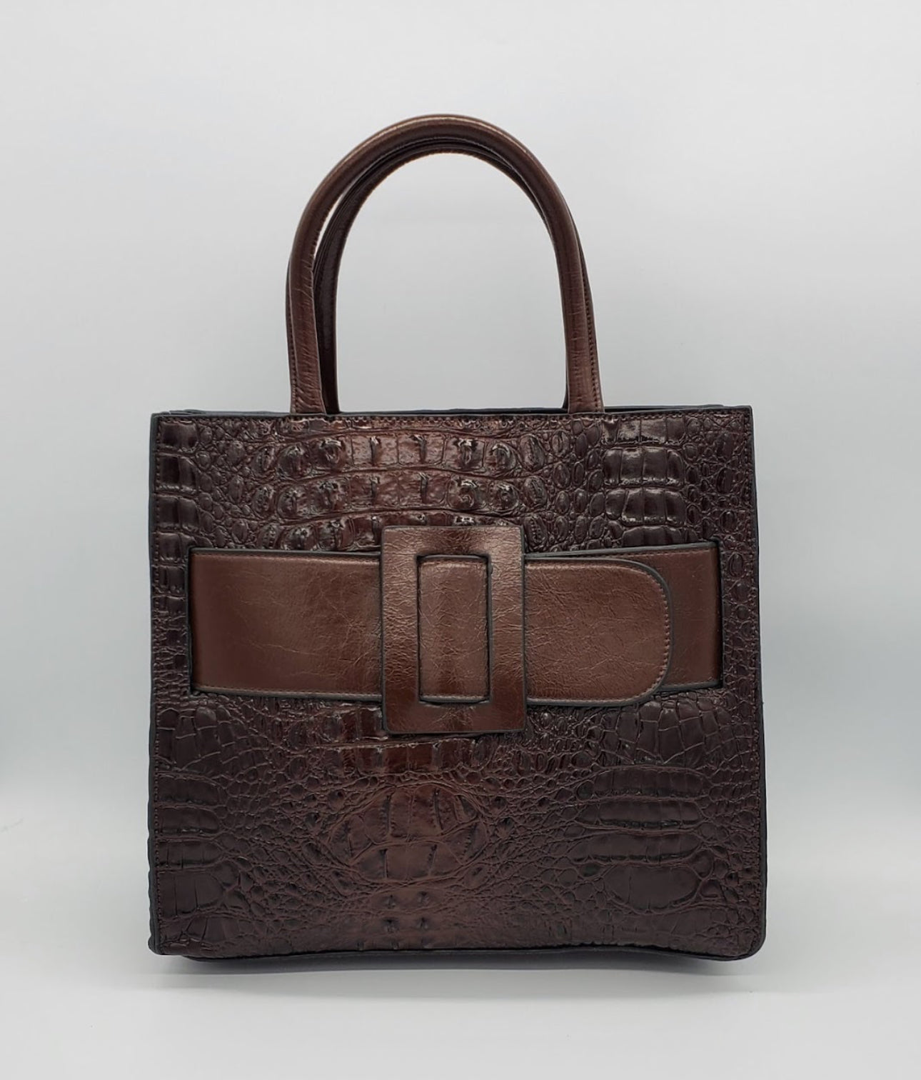 Textured Belted Handbag for Divas