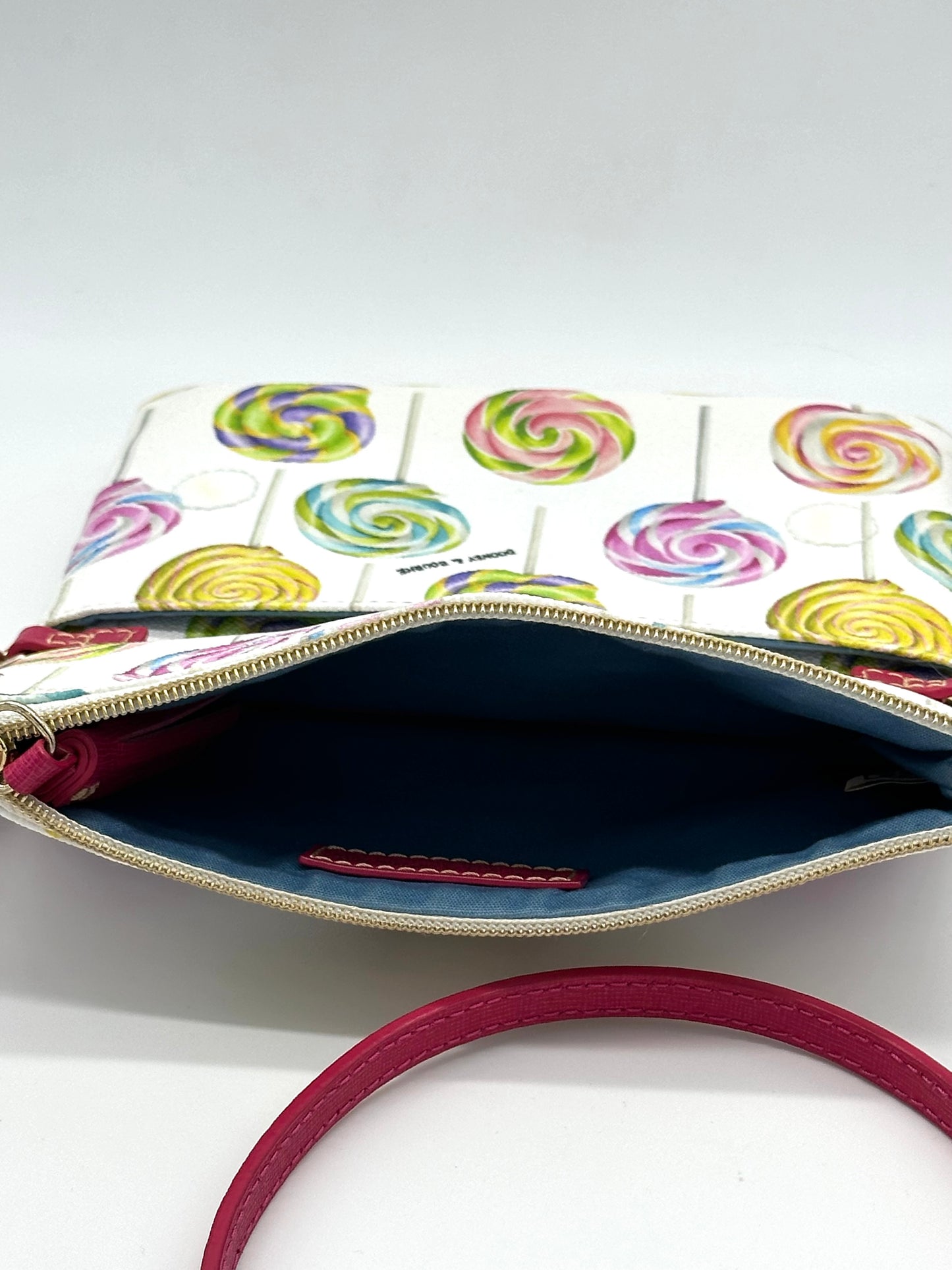 Dooney and Bourke Lollipop Swirl Foldover