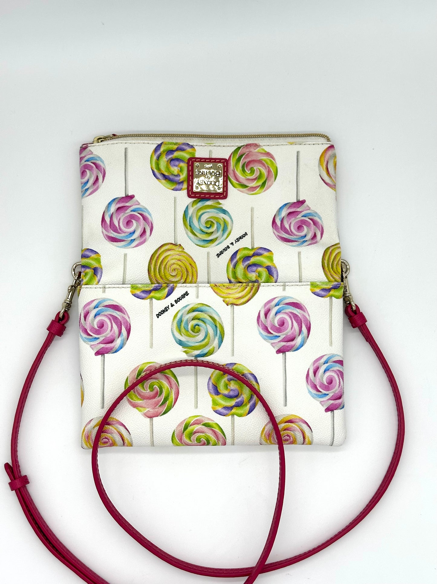 Dooney and Bourke Lollipop Swirl Foldover
