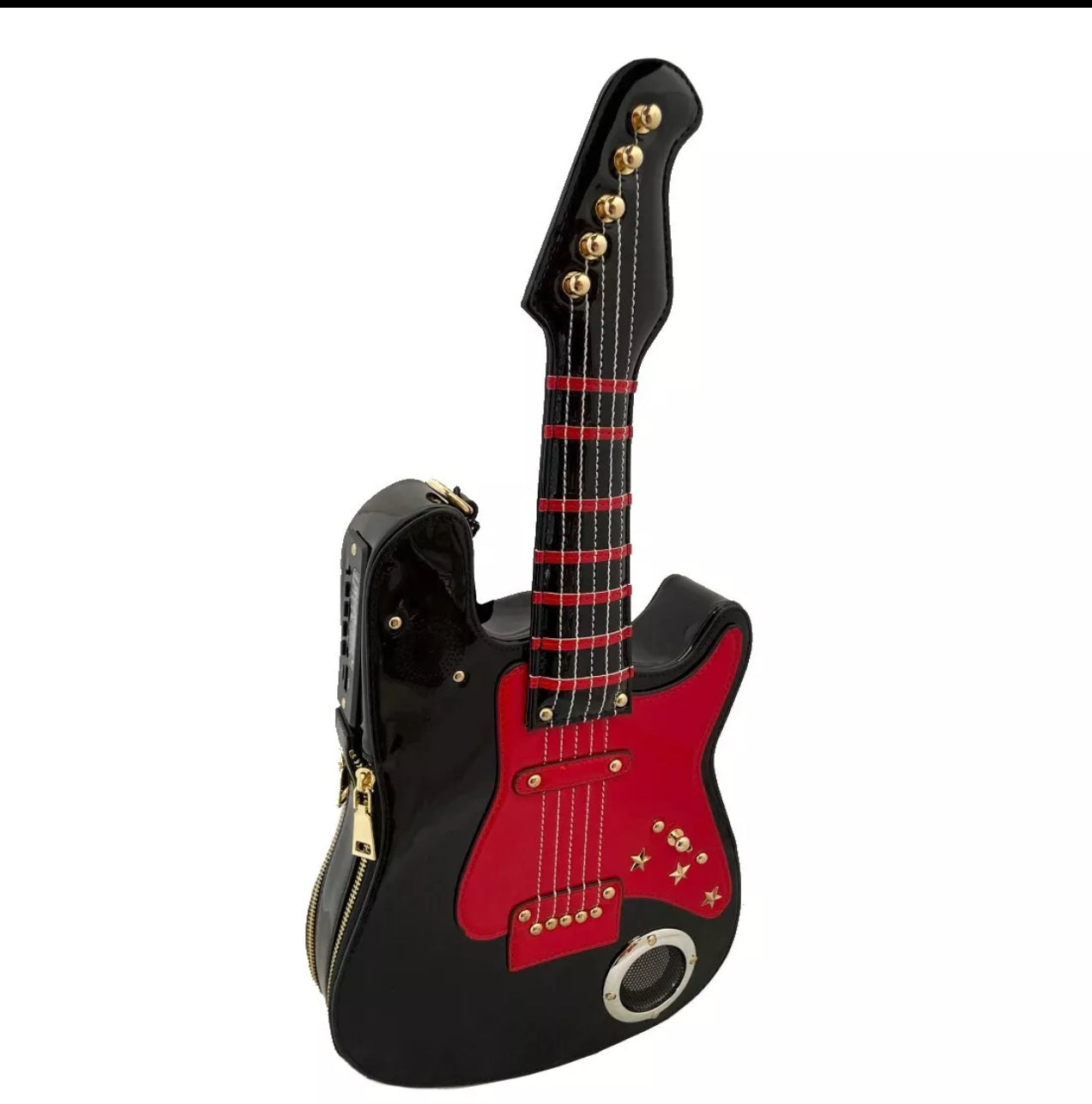 Unique Vintage Appeal Bluetooth Guitar w Remote/ FM