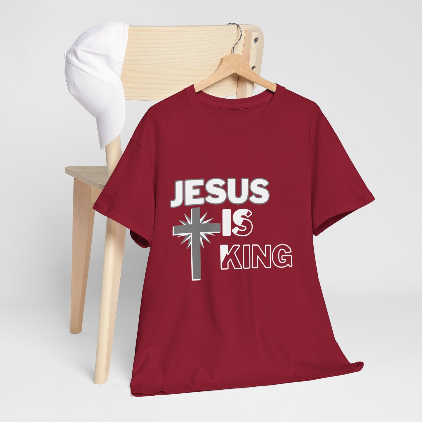 Christian Graphic Tee - Jesus is King