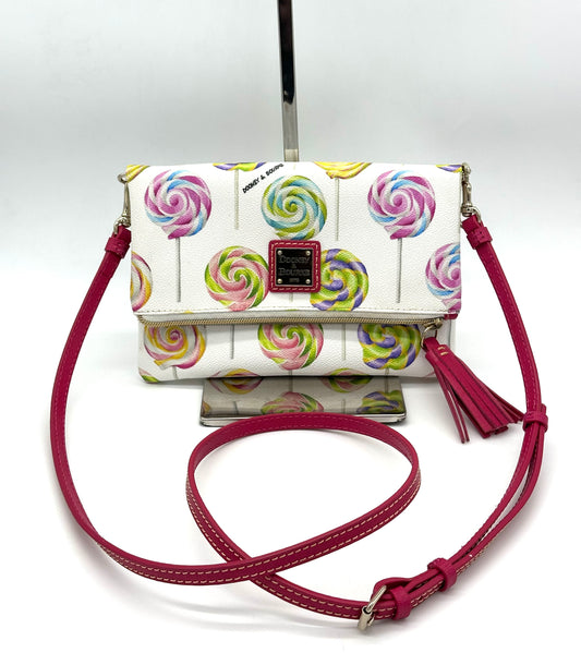 Dooney and Bourke Lollipop Swirl Foldover