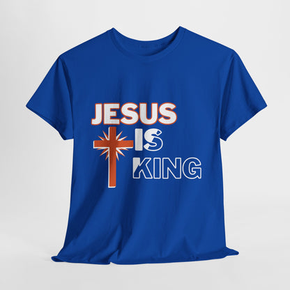 Christian Graphic Tee - Jesus is King