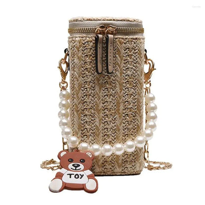 Retro Woven Shoulder Bag
