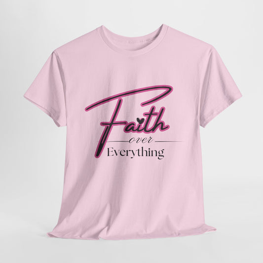 Faith Over Everything Tee- Light Colors