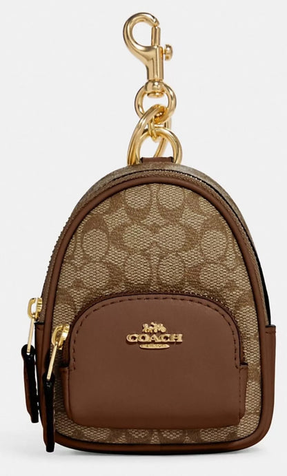 Coach NWT Mini Keychain Court Backpack