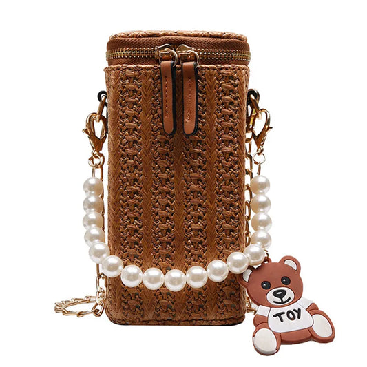 Retro Woven Shoulder Bag