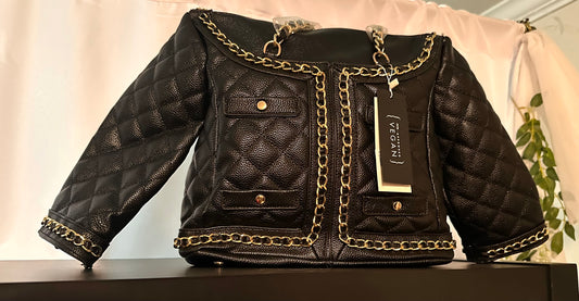 Quilted Suit Shoulder Bag