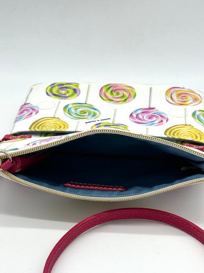 Dooney and Bourke Lollipop Swirl Foldover